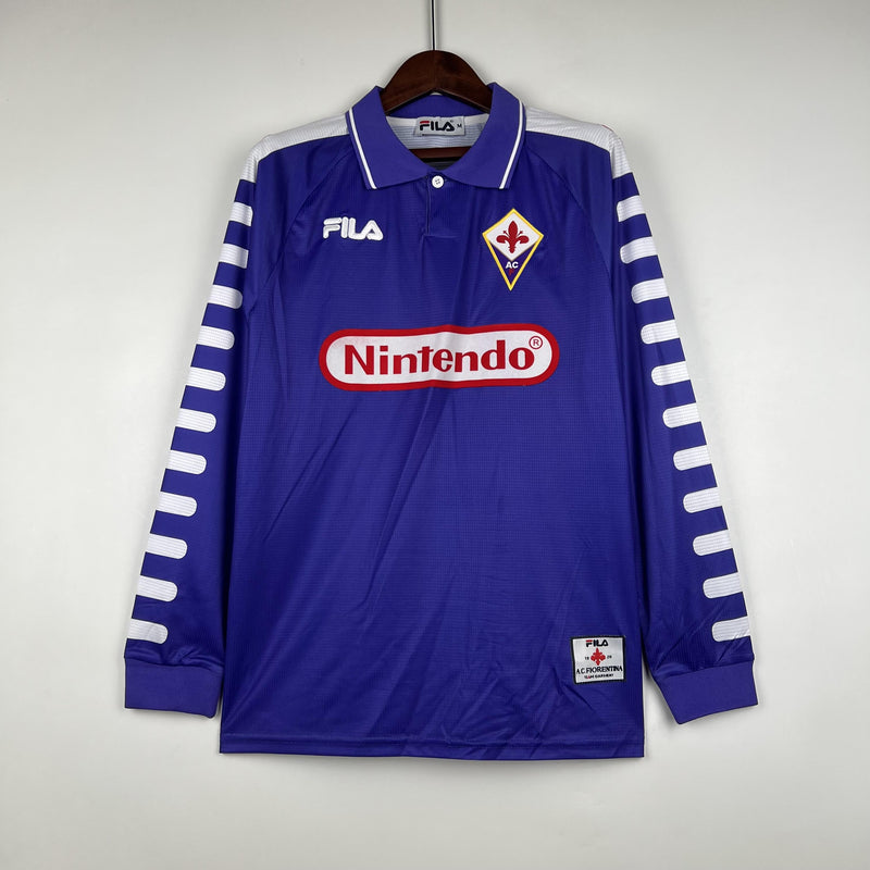 Fiorentina - Retro - 98 - Casa - Manga longa