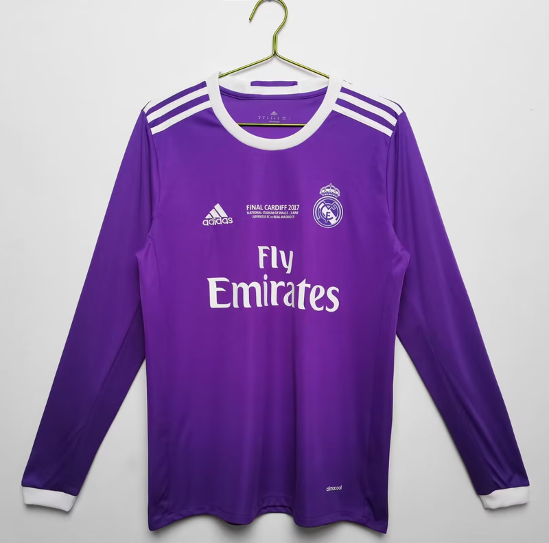 Real Madrid - Retro - 16/17 - Terceira - Manga longa