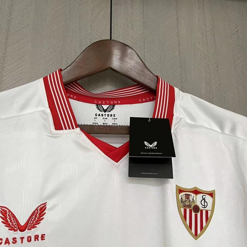 CAMISOLA CASTORE SEVILLA FC PRIMEIRO EQUIPAMENTO 2023 - 2024 - Tofixeshop